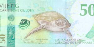 CURACAO AND ST. MARTIN 50 CARIBBEAN GUILDER P-3 2025