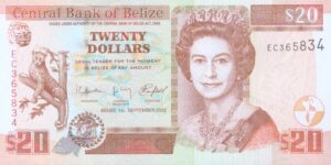 BELIZE 20 DOLLARS 2022 P-NEW